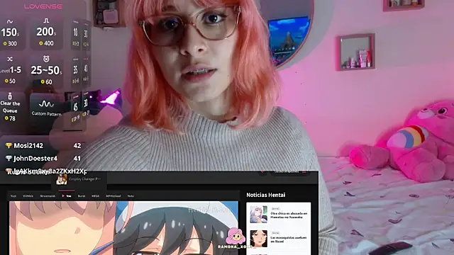 Snapshot of Ramona_Flower chatting on February 24, 2:19 am Ramona Flower online show from February 24, 2:19 am