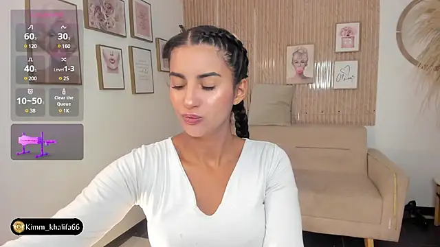 Kimm khalifa online show from February 7, 8:20 pm