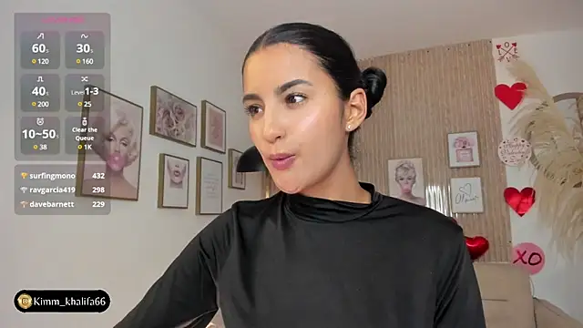 Kimm khalifa online show from February 19, 1:40 am