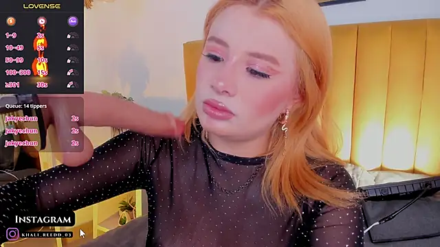 Khali reed  online show from November 21, 6:45 am