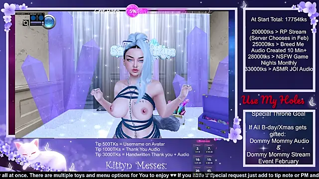 SassyKittyn online show from December 13, 4:22 am