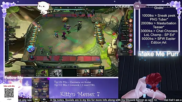 SassyKittyn online show from March 18, 8:14 am