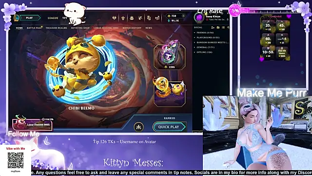 SassyKittyn online show from March 20, 4:29 am