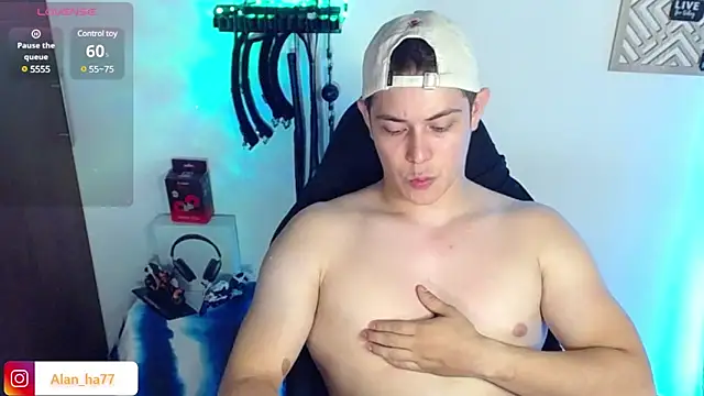 Alan hadid1 online show from February 4, 3:44 am