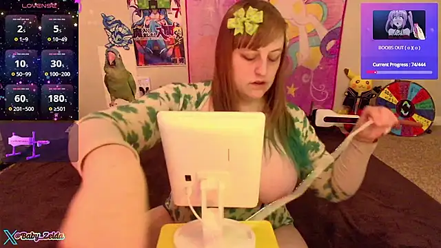 BabyZelda online show from December 3, 1:32 pm