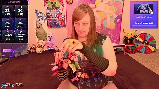 BabyZelda online show from December 7, 10:12 am