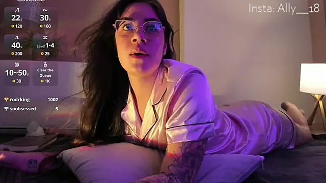 Ally addams online show from February 11, 9:31 am