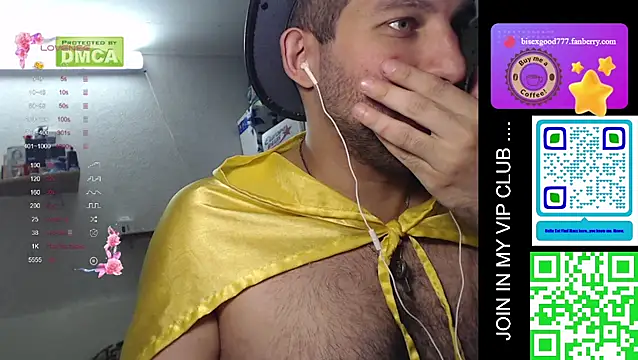 BISEXGOOD777 online show from September 10, 8:20 pm