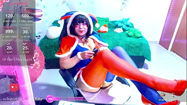 MilkyXSakura online show from December 14, 3:07 am