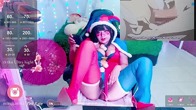 MilkyXSakura online show from February 21, 6:29 am