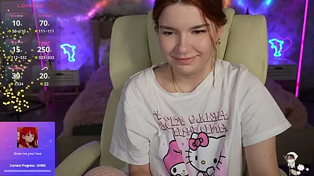 Snapshot of RedShinee chatting on January 31, 5:19 am RedShinee online show from January 31, 5:19 am