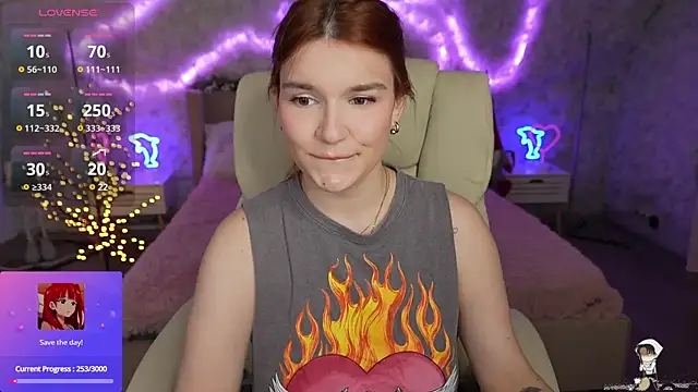 Snapshot of RedShinee chatting on February 2, 5:15 pm RedShinee online show from February 2, 5:15 pm