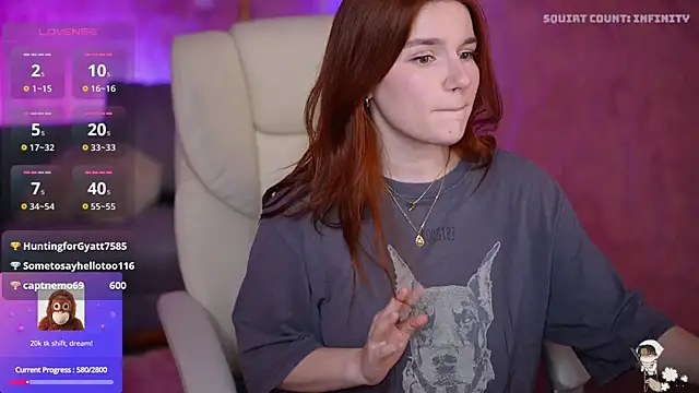 Snapshot of RedShinee chatting on February 27, 5:02 am RedShinee online show from February 27, 5:02 am