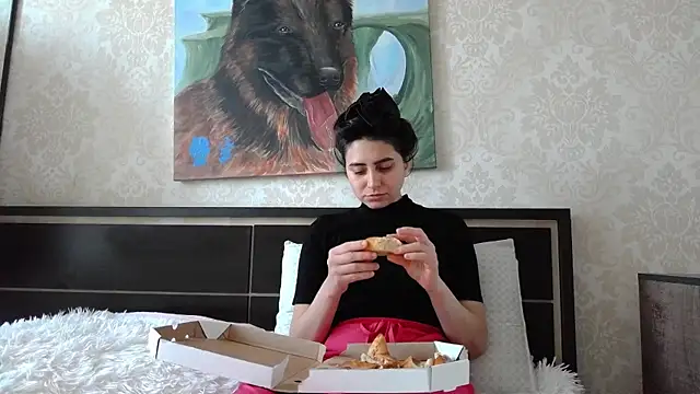 Snapshot of Kashtanka_ chatting on February 26, 8:15 am Kashtanka online show from February 26, 8:15 am