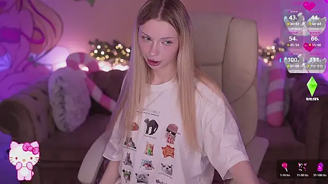 Snapshot of EviStar chatting on December 18, 8:31 am EviStar online show from December 18, 8:31 am