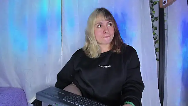 Snapshot of GilaKat chatting on January 23, 6:28 am GilaKat online show from January 23, 6:28 am