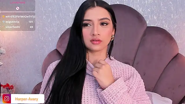 Snapshot of Harper-Avary chatting on February 11, 1:51 pm Harper-Avary online show from February 11, 1:51 pm