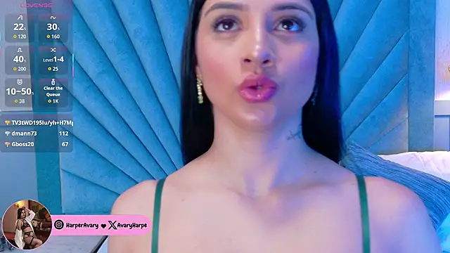 Snapshot of Harper-Avary chatting on September 8, 2:16 pm Harper-Avary online show from September 8, 2:16 pm