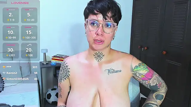 Snapshot of KatInk chatting on December 2, 6:54 pm KatInk online show from December 2, 6:54 pm