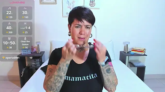 Snapshot of KatInk chatting on December 18, 5:00 pm KatInk online show from December 18, 5:00 pm