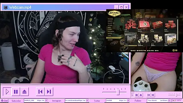 Snapshot of BrandiWRLD_999 chatting on January 9, 7:50 pm BrandiWRLD 999 online show from January 9, 7:50 pm