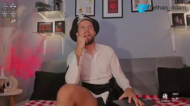 Snapshot of ETHAN_ADAM chatting on October 2, 10:44 am ETHAN ADAM online show from October 2, 10:44 am