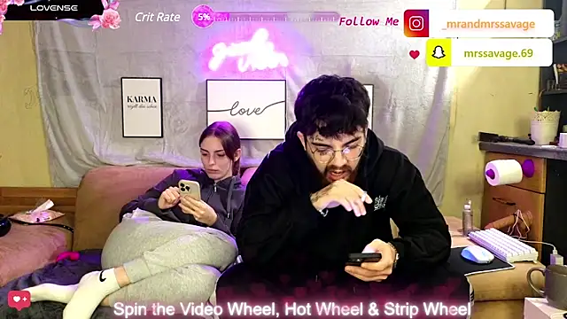 MrAndMrsSavage online show from January 23, 8:56 pm