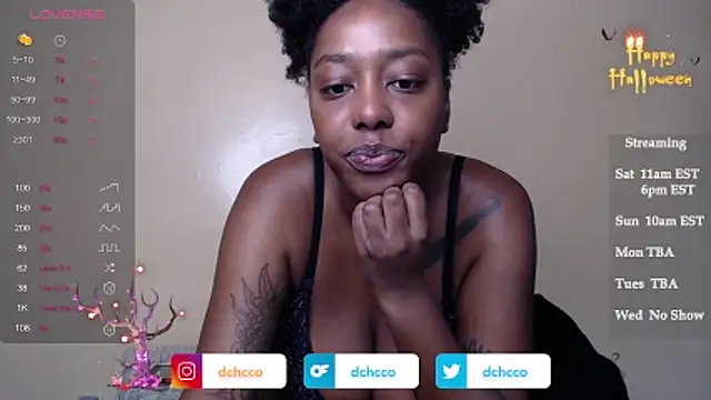 Snapshot of dchcco chatting on November 1, 3:03 pm dchcco online show from November 1, 3:03 pm