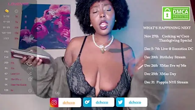 Snapshot of dchcco chatting on November 14, 1:59 am dchcco online show from November 14, 1:59 am