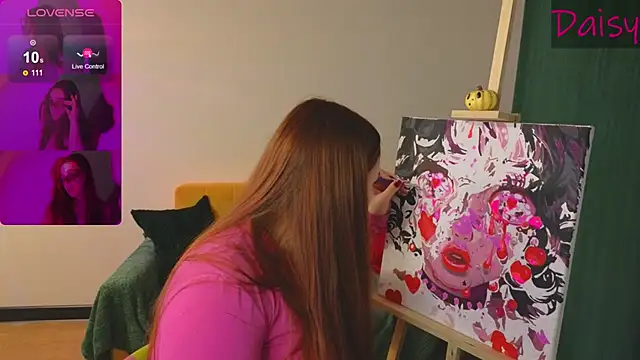 Snapshot of CookyDaisy chatting on December 13, 2:21 am CookyDaisy online show from December 13, 2:21 am