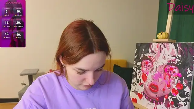 Snapshot of CookyDaisy chatting on December 18, 6:46 pm CookyDaisy online show from December 18, 6:46 pm