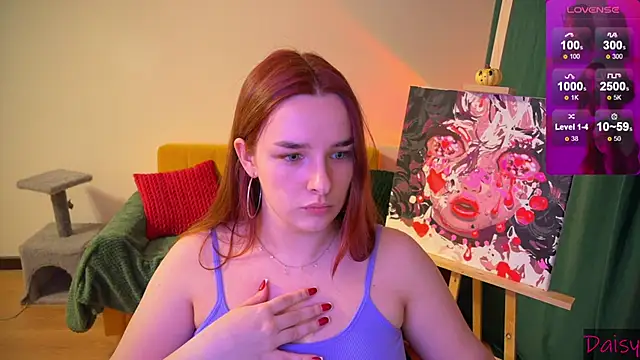 Snapshot of CookyDaisy chatting on December 22, 6:28 am CookyDaisy online show from December 22, 6:28 am