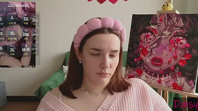 Snapshot of CookyDaisy chatting on February 8, 8:09 am CookyDaisy online show from February 8, 8:09 am