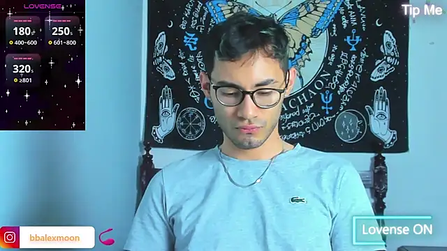 alexdesire online show from March 18, 7:10 pm