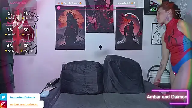 Ambar and daimon  online show from October 24, 7:38 am