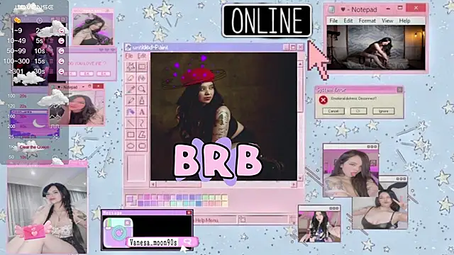 vanesa moon   online show from February 18, 11:30 pm