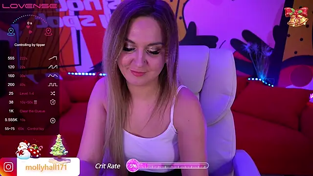 LovelyMollyy online show from January 5, 1:45 am