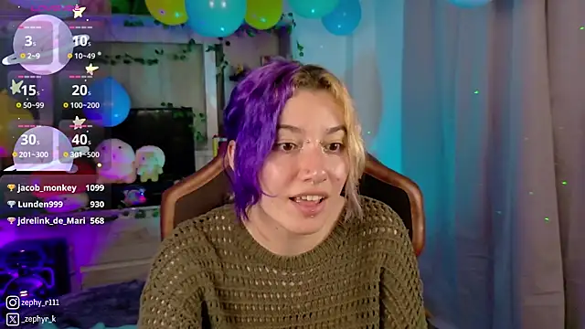  zephyr  online show from March 9, 12:00 am