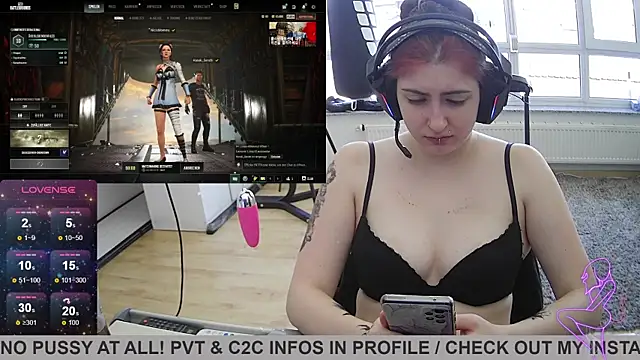 Snapshot of Gamergirl-Linela chatting on March 22, 10:49 am Gamergirl-Linela online show from March 22, 10:49 am