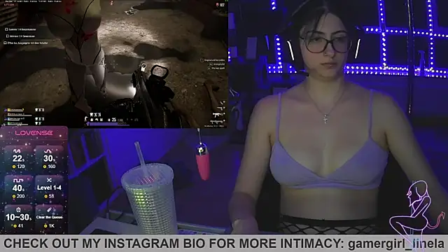 Snapshot of Gamergirl-Linela chatting on October 5, 1:48 am Gamergirl-Linela online show from October 5, 1:48 am