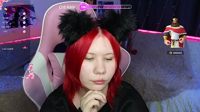 Snapshot of Little_kitsune1707 chatting on March 3, 10:20 pm Little kitsune1707 online show from March 3, 10:20 pm