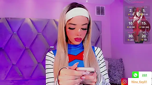 Nina Keyli online show from October 8, 9:01 pm