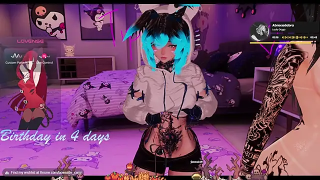 Bowsette Cami online show from October 21, 2:51 pm