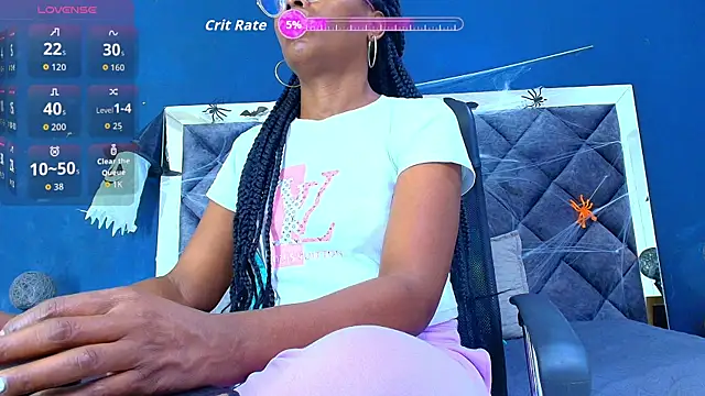 ebony  jheim online show from October 23, 12:04 pm