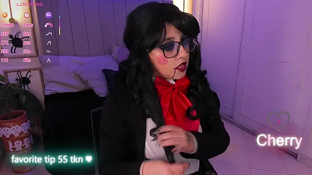 Cherry blush  online show from October 15, 7:58 pm