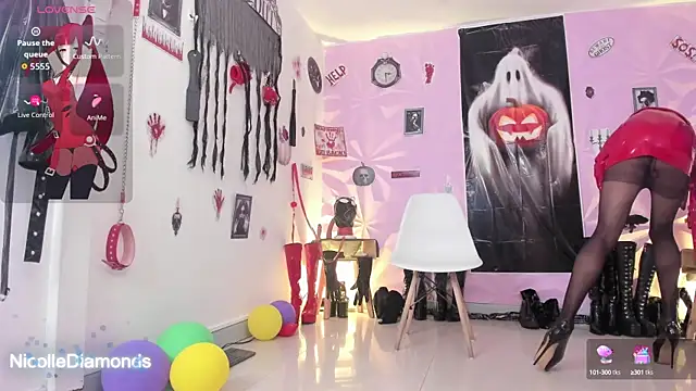 NicolleDiamonds cg online show from October 6, 1:19 pm