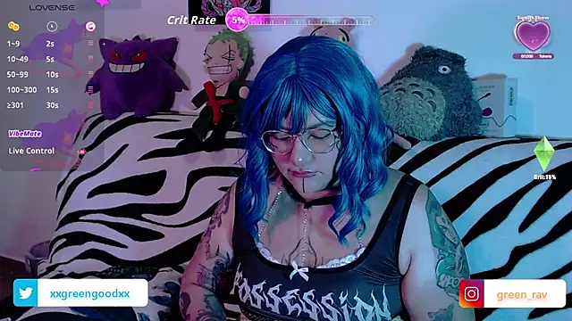 XxGreenGoodxX online show from October 4, 8:07 pm