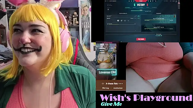 Snapshot of nevermakeawish chatting on October 27, 1:37 pm nevermakeawish online show from October 27, 1:37 pm