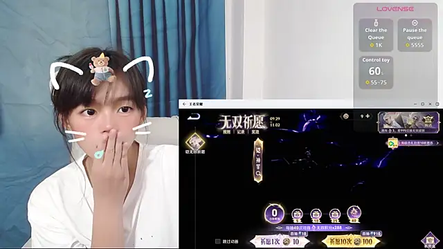 Snapshot of Duolamei chatting on October 9, 6:22 am Duolamei online show from October 9, 6:22 am