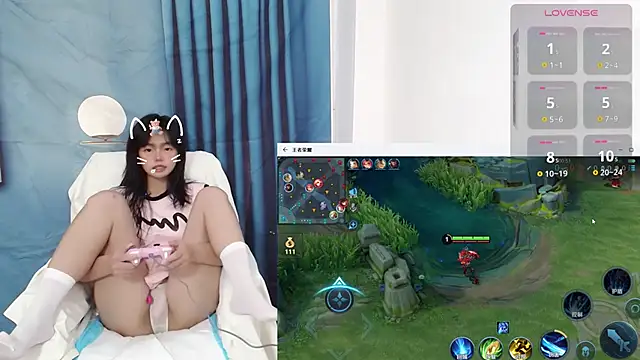 Snapshot of Duolamei chatting on October 11, 6:34 am Duolamei online show from October 11, 6:34 am